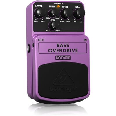 Behringer BOD400 Bass Overdrive Pedal - Publicité Behringer BOD400 Bass Overdrive Pedal - Publicité
