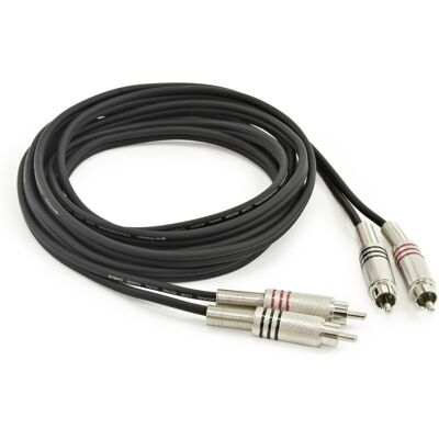 Gear4Music Double câble pro mono phono - phono 6 mètres - Publicité Gear4Music Double câble pro mono phono - phono 6 mètres - Publicité