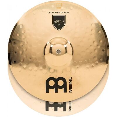 Meinl Marching 16" Arena Professional Range Cymbal Pair - Publicité Meinl Marching 16" Arena Professional Range Cymbal Pair - Publicité