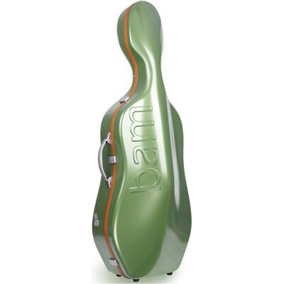 BAM Graffiti Hightech Slim Cello Case Green & Orange - Publicité BAM Graffiti Hightech Slim Cello Case Green & Orange - Publicité