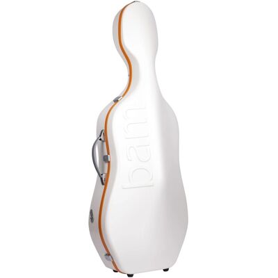 BAM Graffiti Hightech Slim Cello Case White & Orange - Publicité BAM Graffiti Hightech Slim Cello Case White & Orange - Publicité