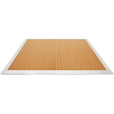 Dancefloor Portatif de 2 m x 2 m par Gear4music finition bois - Publicité Dancefloor Portatif de 2 m x 2 m par Gear4music finition bois - Publicité