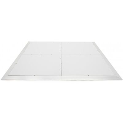 Dancefloor Portatif de 2 m x 2 m par Gear4music finition blanche - Publicité Dancefloor Portatif de 2 m x 2 m par Gear4music finition blanche - Publicité
