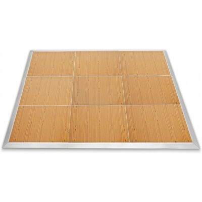 Dancefloor Portatif 3 m x 3m par Gear4music finition bois - Publicité Dancefloor Portatif 3 m x 3m par Gear4music finition bois - Publicité