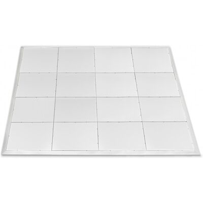 Dancefloor Portatif de 4 m x 4 m par Gear4music finition blanche - Publicité Dancefloor Portatif de 4 m x 4 m par Gear4music finition blanche - Publicité