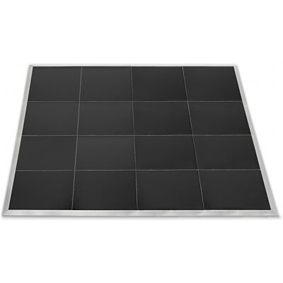 Dancefloor Portatif de 4 m x 4 m par Gear4music finition noire - Publicité Dancefloor Portatif de 4 m x 4 m par Gear4music finition noire - Publicité