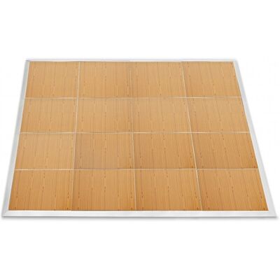 Dancefloor Portatif de 4 m x 4 m par Gear4music finition bois - Publicité Dancefloor Portatif de 4 m x 4 m par Gear4music finition bois - Publicité