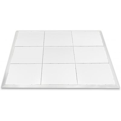 Dancefloor Portatif de 3 m x 3m par Gear4music finition blanche - Publicité Dancefloor Portatif de 3 m x 3m par Gear4music finition blanche - Publicité