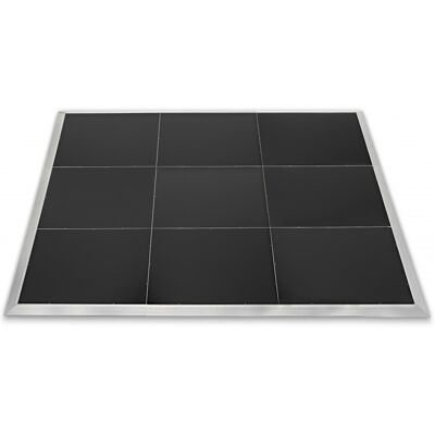 Dancefloor Portatif de 3 m x 3 m par Gear4music finition noire - Publicité Dancefloor Portatif de 3 m x 3 m par Gear4music finition noire - Publicité