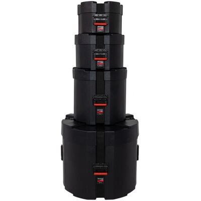 Gator GPCROCKPACK Grooves Rock Case Set - Publicité Gator GPCROCKPACK Grooves Rock Case Set - Publicité