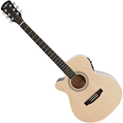 Guitare Électro-Acoustique à Pan Coupé pour Gaucher par Gear4music - Publicité Guitare Électro-Acoustique à Pan Coupé pour Gaucher par Gear4music - Publicité