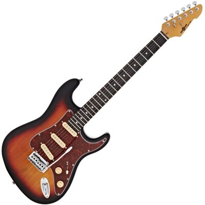 Guitare Électrique LA Select par Gear4music Sunburst - Publicité Guitare Électrique LA Select par Gear4music Sunburst - Publicité