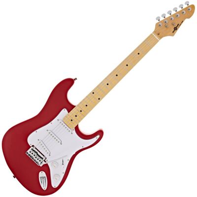 Guitare Électrique LA Select par Gear4music Rouge - Publicité Guitare Électrique LA Select par Gear4music Rouge - Publicité