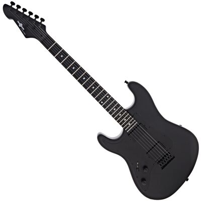 Guitare Électrique pour Gaucher LA Select Modern par Gear4music Blackout - Publicité Guitare Électrique pour Gaucher LA Select Modern par Gear4music Blackout - Publicité