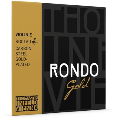 Thomastik-Infeld Thomastik Rondo Gold Violin E String Gold Plated - Publicité Thomastik-Infeld Thomastik Rondo Gold Violin E String Gold Plated - Publicité