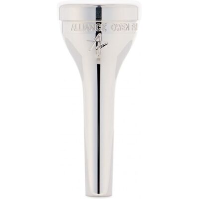 Alliance Brass Owen Farr Signature Tenor Horn Mouthpiece OF3 Silver Plated - Publicité Alliance Brass Owen Farr Signature Tenor Horn Mouthpiece OF3 Silver Plated - Publicité