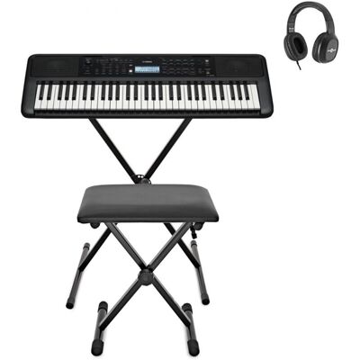 Yamaha PSR E383 Portable Keyboard Pack Black - Publicité Yamaha PSR E383 Portable Keyboard Pack Black - Publicité