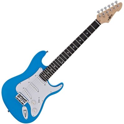 Guitare Électrique LA 3/4 par Gear4music Bleu - Publicité Guitare Électrique LA 3/4 par Gear4music Bleu - Publicité