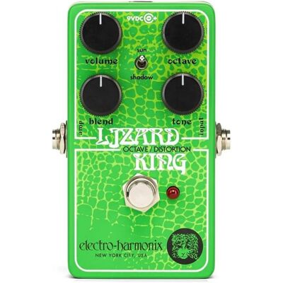 Electro Harmonix Lizard King Bass Octave Fuzz - Publicité Electro Harmonix Lizard King Bass Octave Fuzz - Publicité
