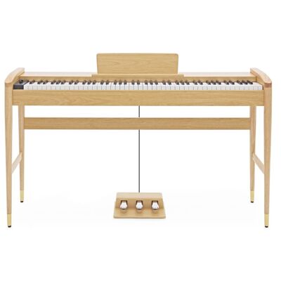 Keynote Piano Numérique Contemporain avec Bluetooth par Gear4music Light Oak - Publicité Keynote Piano Numérique Contemporain avec Bluetooth par Gear4music Light Oak - Publicité