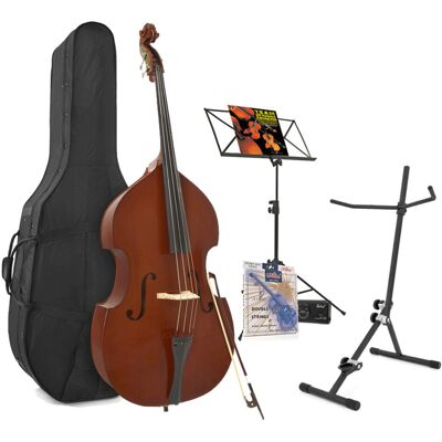 Contrebasse dÉtude taille 3/4 + Pack Accessoires par Gear4music - Publicité Contrebasse dÉtude taille 3/4 + Pack Accessoires par Gear4music - Publicité