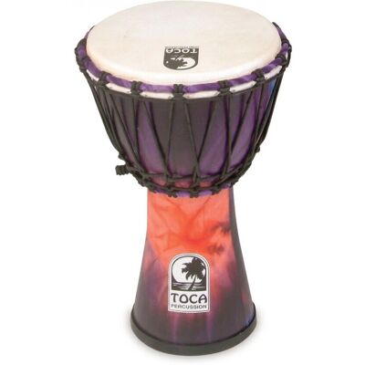 Toca Percussion Toca 7" Djembe Freestyle Rope Tuned Woodstock Purple - Publicité Toca Percussion Toca 7" Djembe Freestyle Rope Tuned Woodstock Purple - Publicité