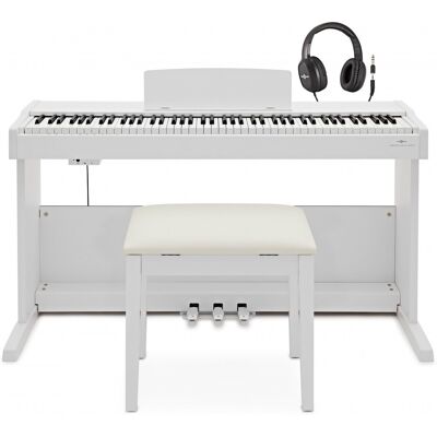 Gear4Music VISIONKEY-500 Piano Numérique avec Pack Siège Blanc - Publicité Gear4Music VISIONKEY-500 Piano Numérique avec Pack Siège Blanc - Publicité
