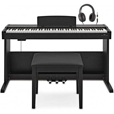 Gear4Music VISIONKEY-500 Piano Numérique avec Pack Siège Matte Black - Publicité Gear4Music VISIONKEY-500 Piano Numérique avec Pack Siège Matte Black - Publicité