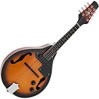 Mandoline Électro-Acoustique par Gear4music Sunburst - Publicité Mandoline Électro-Acoustique par Gear4music Sunburst - Publicité