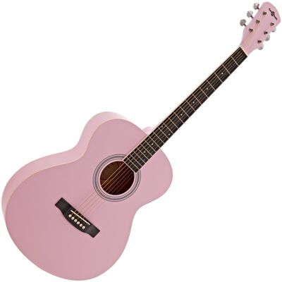 Guitare Acoustique dÉtude par Gear4music Pink - Publicité Guitare Acoustique dÉtude par Gear4music Pink - Publicité