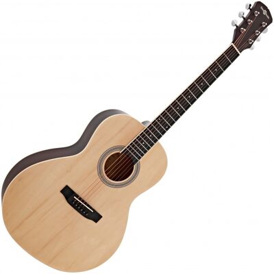 Guitare Acoustique Parlour par Gear4music Natural - Publicité Guitare Acoustique Parlour par Gear4music Natural - Publicité