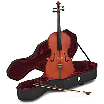 Violoncelle dÉtude Plus taille 3/4 avec Étui par Gear4music - Publicité Violoncelle dÉtude Plus taille 3/4 avec Étui par Gear4music - Publicité