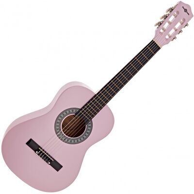 Guitare Classique Junior 1/2 par Gear4music Rose - Publicité Guitare Classique Junior 1/2 par Gear4music Rose - Publicité