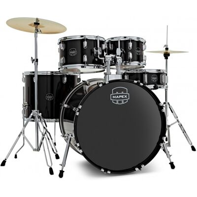 Mapex Comet Series Compact 22 Rock Fusion Drum Kit Dark Black - Publicité Mapex Comet Series Compact 22 Rock Fusion Drum Kit Dark Black - Publicité