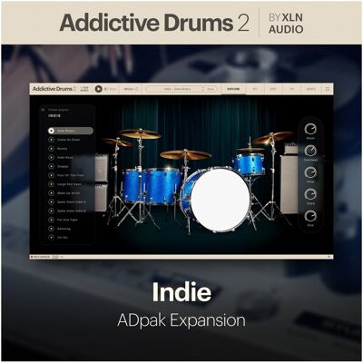 XLN Audio XLN Addictive Drums 2: Indie ADpak - Publicité XLN Audio XLN Addictive Drums 2: Indie ADpak - Publicité