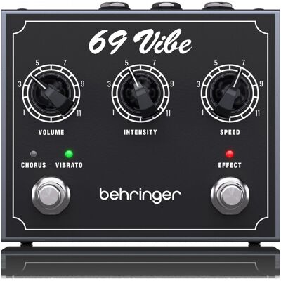 Behringer 69 VIBE Chorus and Tremolo Pedal - Publicité Behringer 69 VIBE Chorus and Tremolo Pedal - Publicité