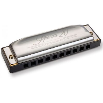 Hohner Progressive Special 20 Harmonica C Country - Publicité Hohner Progressive Special 20 Harmonica C Country - Publicité