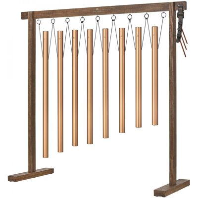 Meinl Sonic Energy 8-piece Sound Bath Tube Chime Set 440 Hz Bronze - Publicité Meinl Sonic Energy 8-piece Sound Bath Tube Chime Set 440 Hz Bronze - Publicité