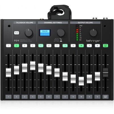 Behringer P24 StageConnect Personal Monitor Mixer - Publicité Behringer P24 StageConnect Personal Monitor Mixer - Publicité