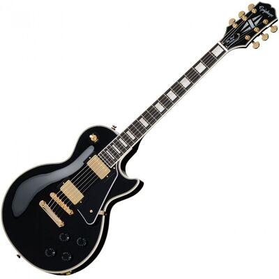 Epiphone Les Paul Custom Inspired by Gibson Ebony - Publicité Epiphone Les Paul Custom Inspired by Gibson Ebony - Publicité