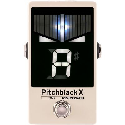 Korg Pitchblack X Chromatic Pedal Tuner Cream - Publicité Korg Pitchblack X Chromatic Pedal Tuner Cream - Publicité