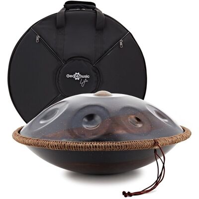 Gear4music Life Handpan 10 Notes Ré Kurd avec Housse de Transport Black Rainbow - Publicité Gear4music Life Handpan 10 Notes Ré Kurd avec Housse de Transport Black Rainbow - Publicité
