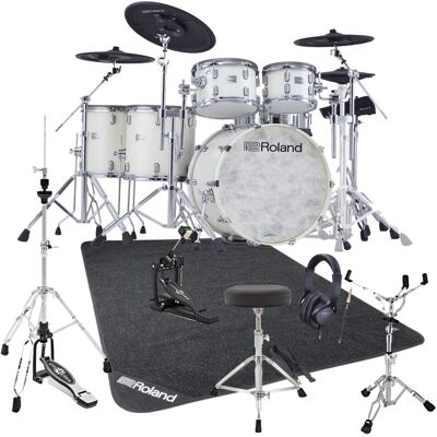 Roland VAD716 Pearl White Bundle - Publicité Roland VAD716 Pearl White Bundle - Publicité