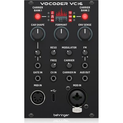 Behringer VOCODER VC16 16-Band Vocoder Module - Publicité Behringer VOCODER VC16 16-Band Vocoder Module - Publicité