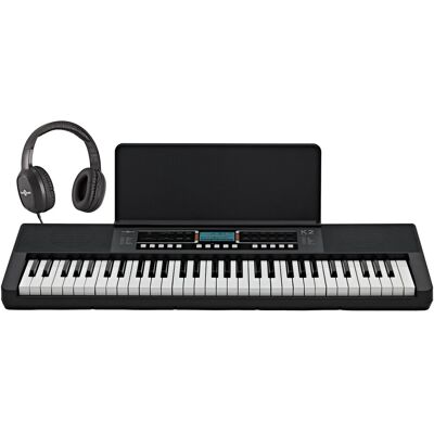 K2 Claier 61 Touches avec Bluetooth par Gear4music pack avec Casque - Publicité K2 Claier 61 Touches avec Bluetooth par Gear4music pack avec Casque - Publicité