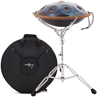 Gear4music Life Handpan 10 Notes Ré Kurd avec Housse de Transport et Support Ajustable Black Rainbow - Publicité Gear4music Life Handpan 10 Notes Ré Kurd avec Housse de Transport et Support Ajustable Black Rainbow - Publicité
