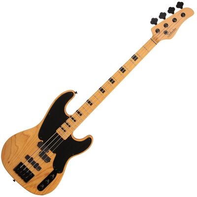 Schecter Model-T Session Bass Guitar Aged Natural Satin - Publicité Schecter Model-T Session Bass Guitar Aged Natural Satin - Publicité