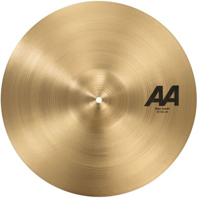 Sabian AA 18 Thin Crash Cymbal - Publicité Sabian AA 18 Thin Crash Cymbal - Publicité