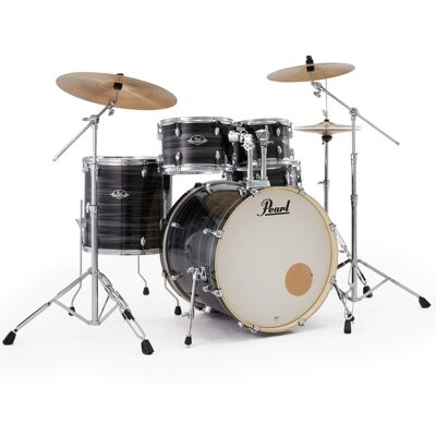 Pearl Export 22 USA Fusion Drum Kit Graphite Silver Twist - Publicité Pearl Export 22 USA Fusion Drum Kit Graphite Silver Twist - Publicité