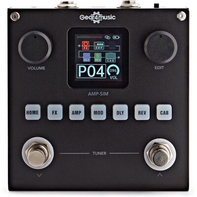 Guitar Multi Effects & Amp Simulator Pedal by Gear4music - Publicité Guitar Multi Effects & Amp Simulator Pedal by Gear4music - Publicité
